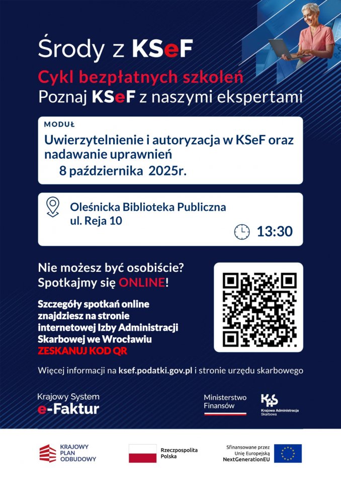 Plakat informacyjny o spotkaniu